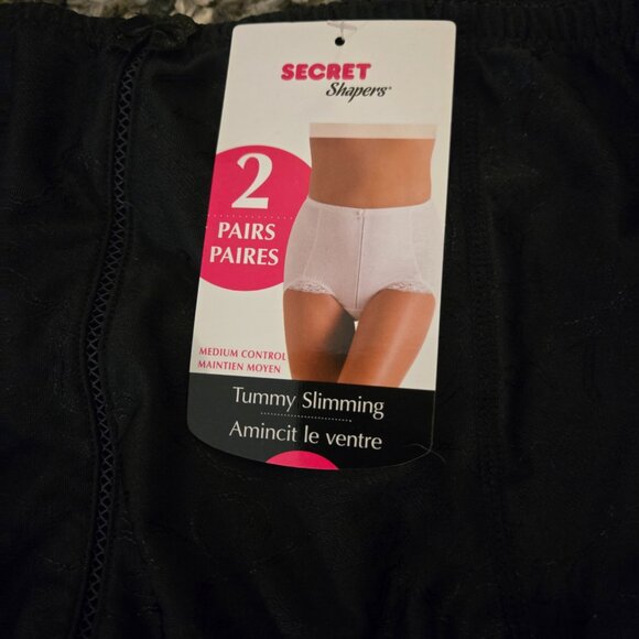 ✨ NWT Secret Shapers Tummy Slimming Control Briefs 2-Pack 2XL/2TG - Picture 4 of 4